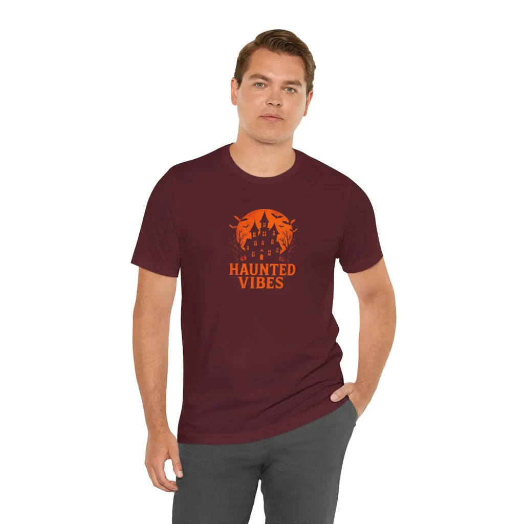 Spooky Season Tee - Haunted Vibes Unisex Graphic Shirt - DipaliZ