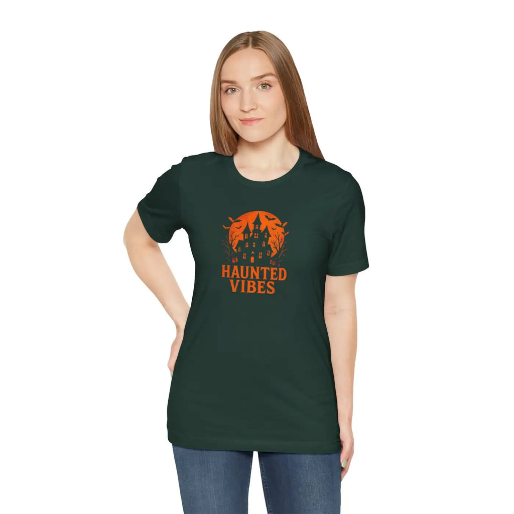 Spooky Season Tee - Haunted Vibes Unisex Graphic Shirt - DipaliZ