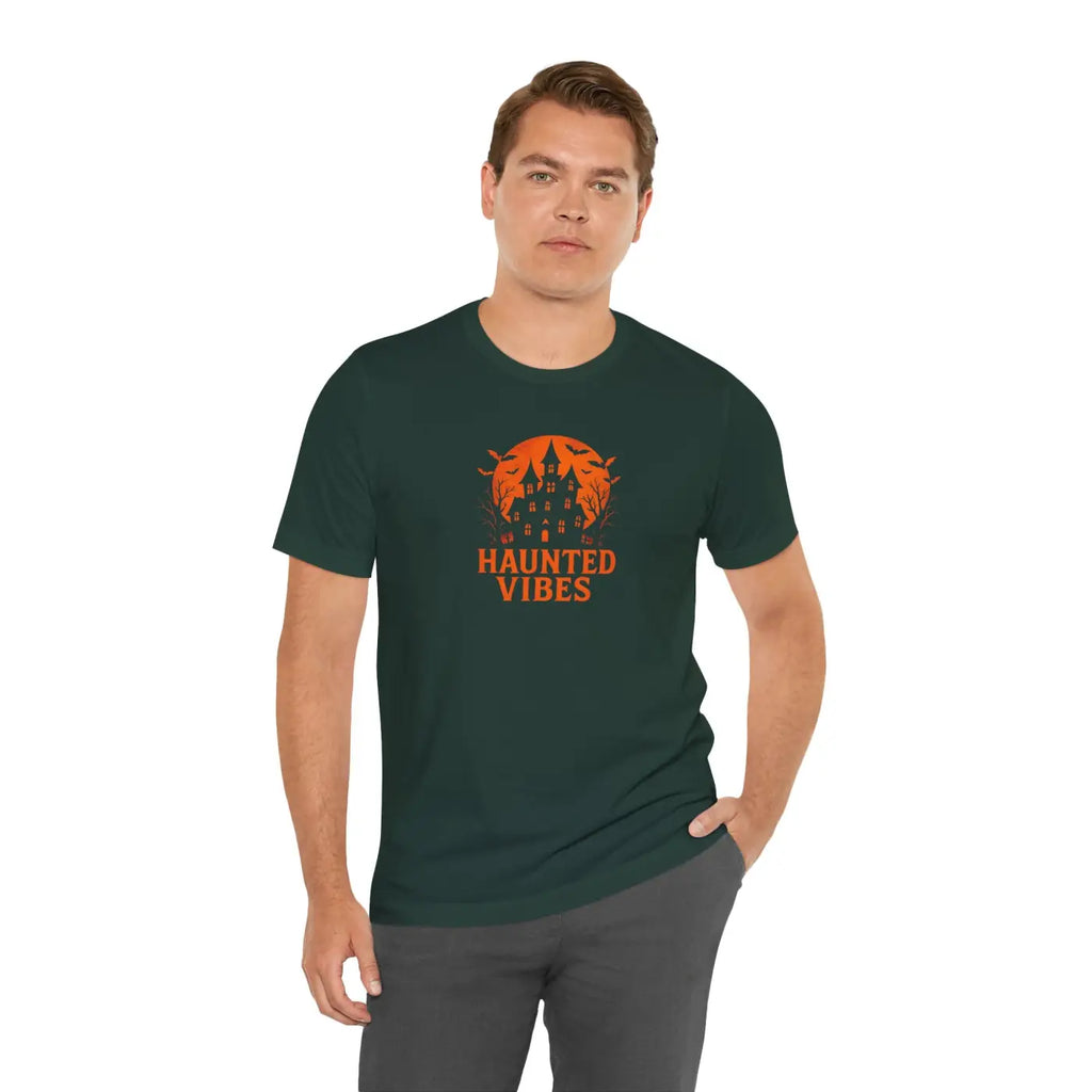 Spooky Season Tee - Haunted Vibes Unisex Graphic Shirt - DipaliZ