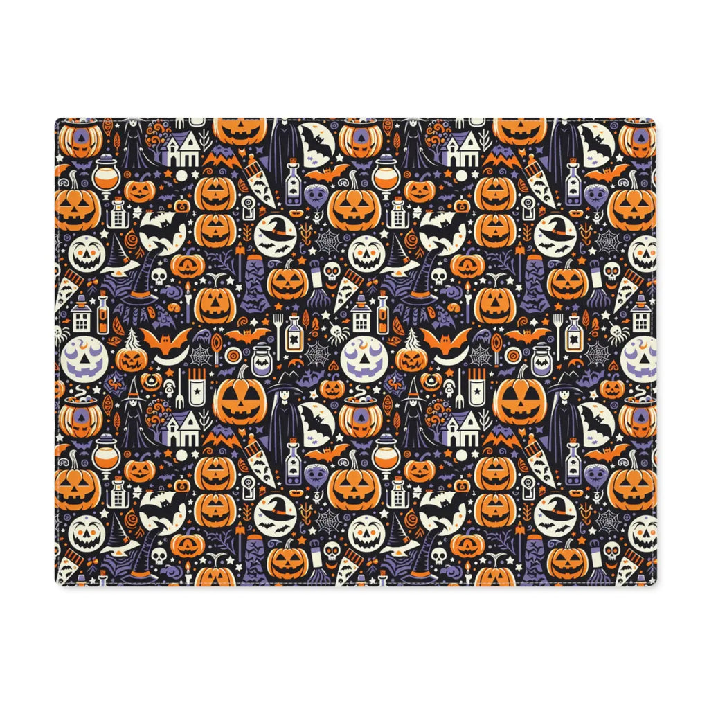 Halloween Jack O Lanterns Placemat - Spooky Table Decor - DipaliZ