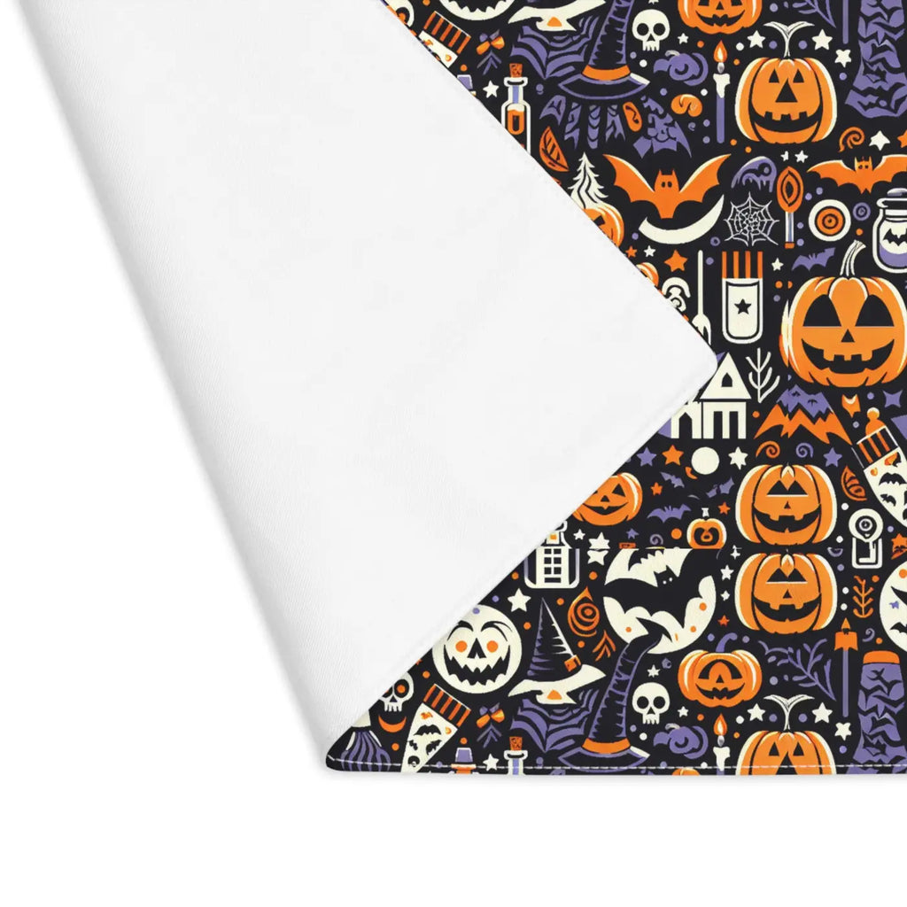 Halloween Jack O Lanterns Placemat - Spooky Table Decor - DipaliZ