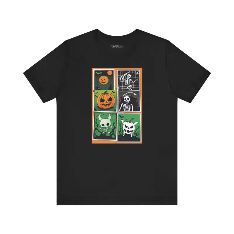 Halloween Panel Unisex Jersey Short Sleeve Tee - DipaliZ