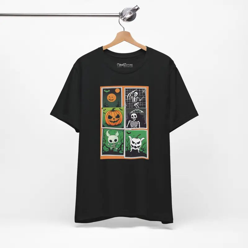 Halloween Panel Unisex Jersey Short Sleeve Tee - DipaliZ