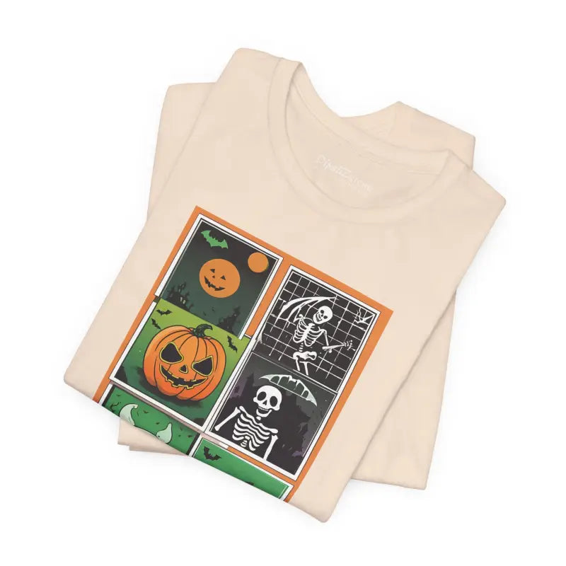 Halloween Panel Unisex Jersey Short Sleeve Tee - DipaliZ