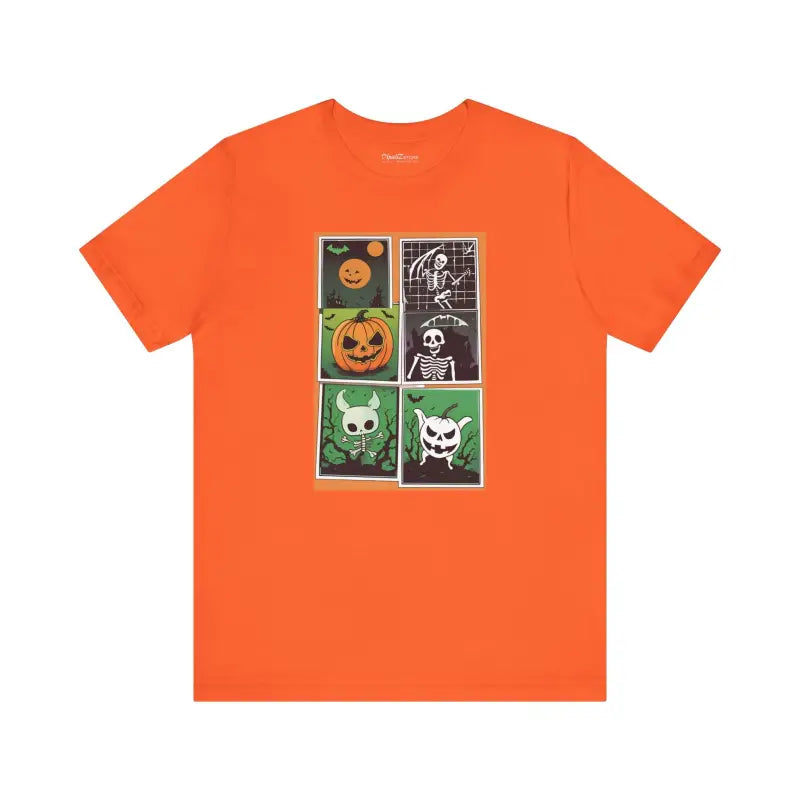 Halloween Panel Unisex Jersey Short Sleeve Tee - DipaliZ