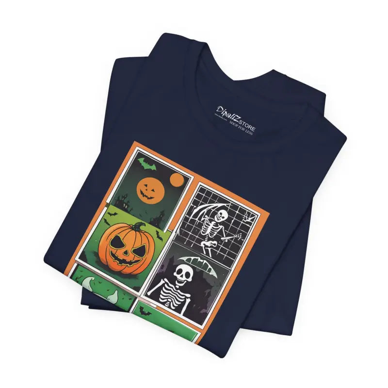 Halloween Panel Unisex Jersey Short Sleeve Tee - DipaliZ