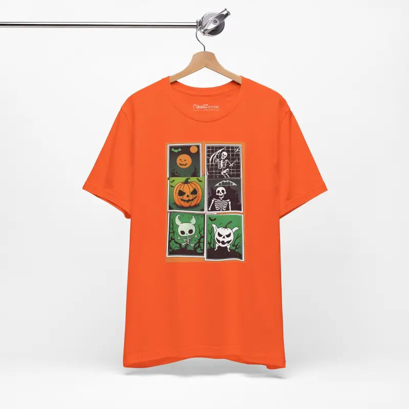 Halloween Panel Unisex Jersey Short Sleeve Tee - DipaliZ