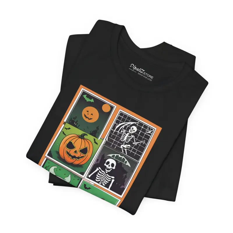 Halloween Panel Unisex Jersey Short Sleeve Tee - DipaliZ