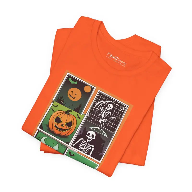 Halloween Panel Unisex Jersey Short Sleeve Tee - DipaliZ