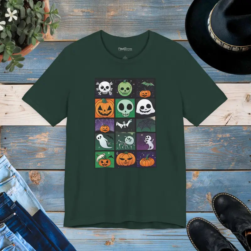 Spooky Halloween Unisex Jersey Short Sleeve Tee - DipaliZ