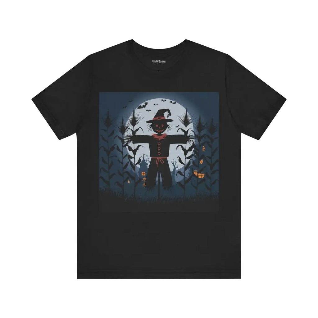 Spooky Scarecrow Unisex Jersey Short Sleeve Tee - Halloween - DipaliZ