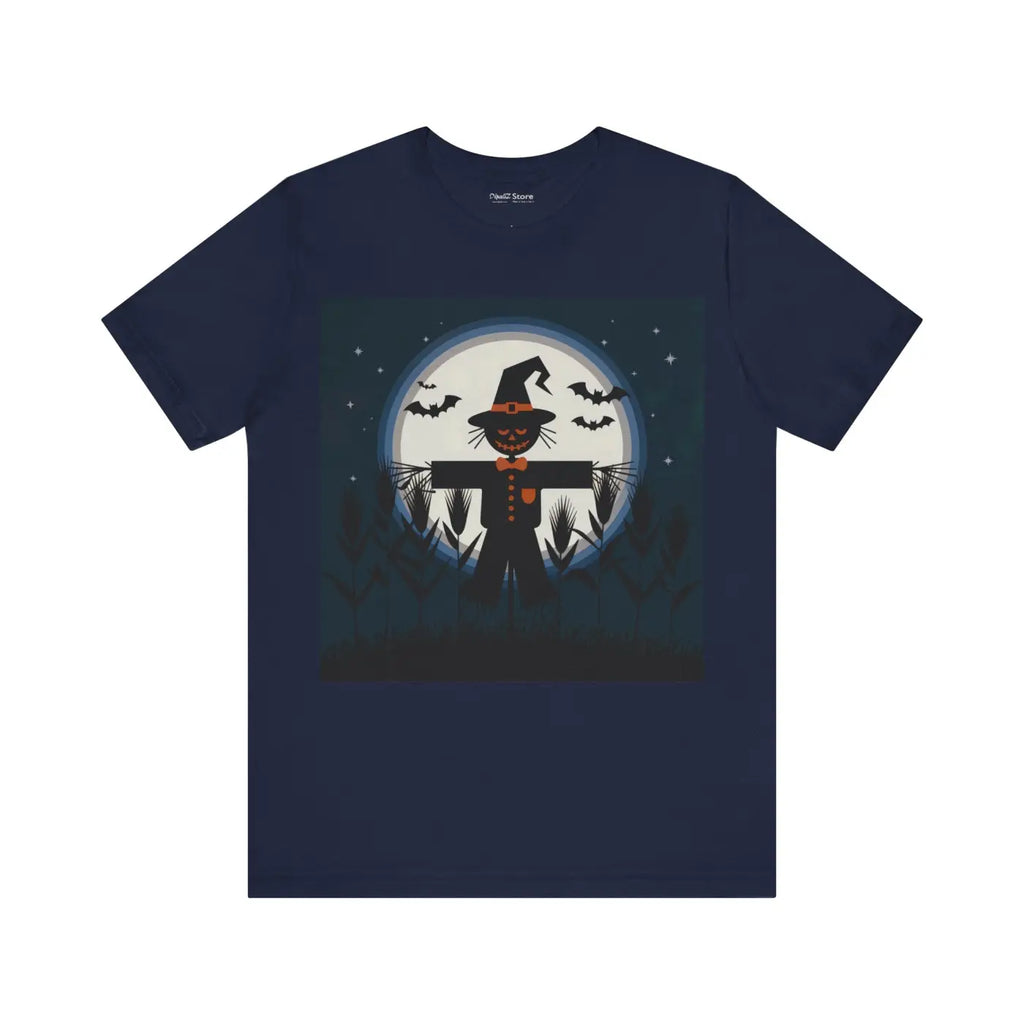 Spooktacular Halloween Scarecrow Unisex Jersey Tee - DipaliZ