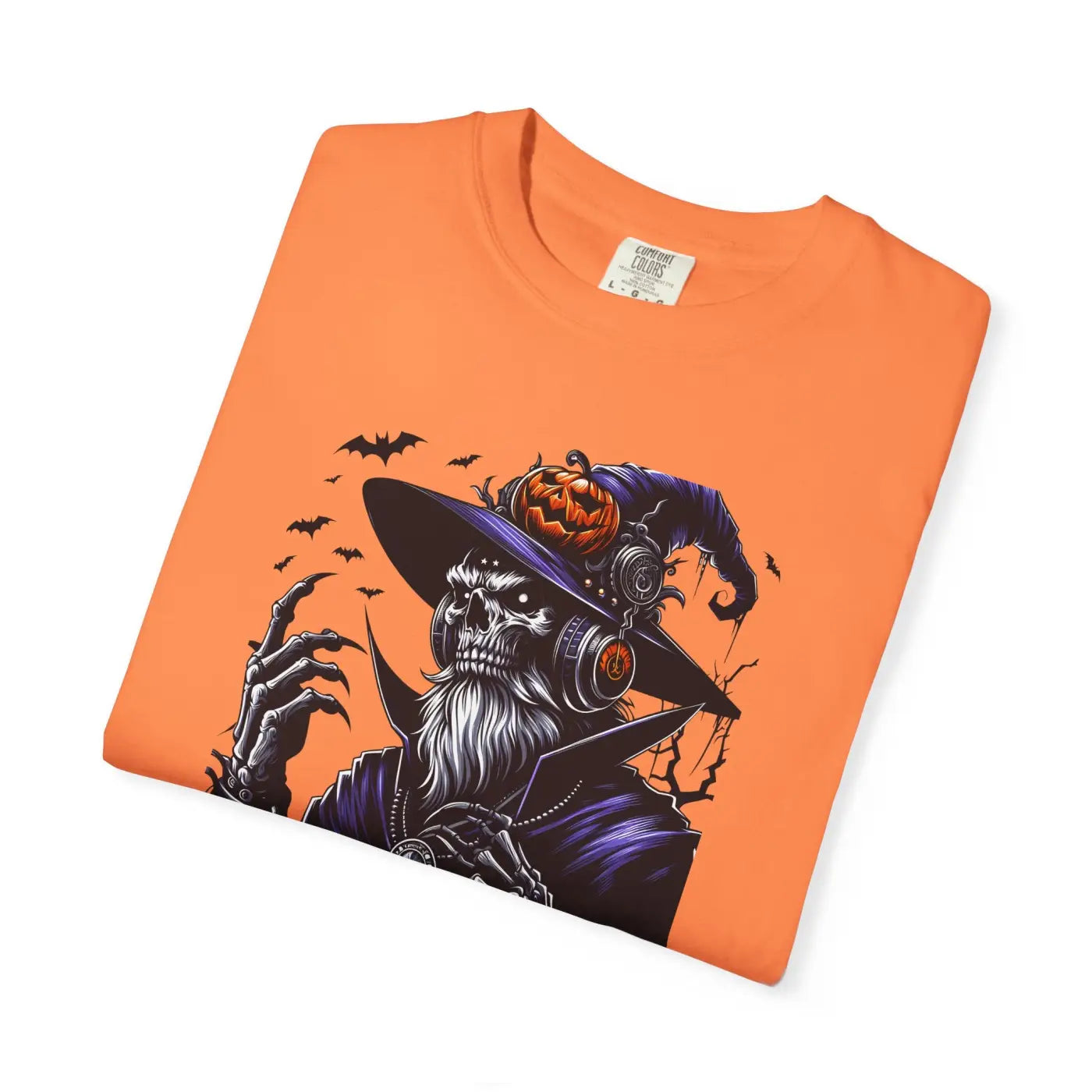 Halloween Skeleton Witch Comfort Colors Tee - Unisex - DipaliZ