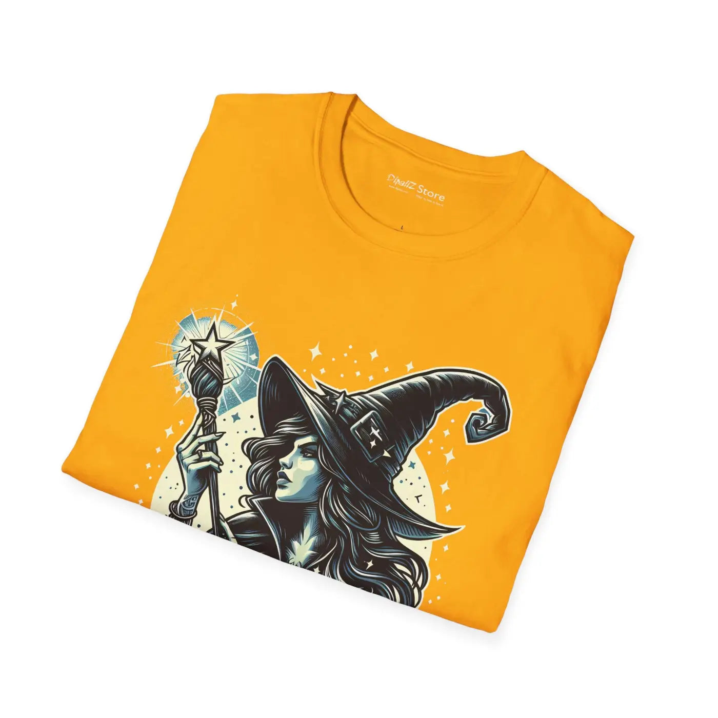 Halloween Witch Unisex Softstyle Tee - Unleash Magic - DipaliZ