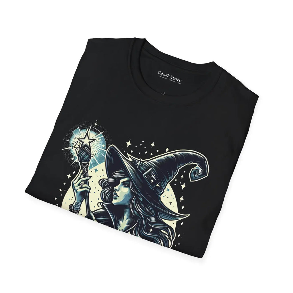 Halloween Witch Unisex Softstyle Tee - Unleash Magic - DipaliZ