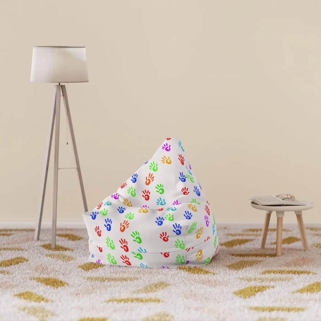 Hand Prints Bean Bag Cover - Stylish Home Decor - DipaliZ