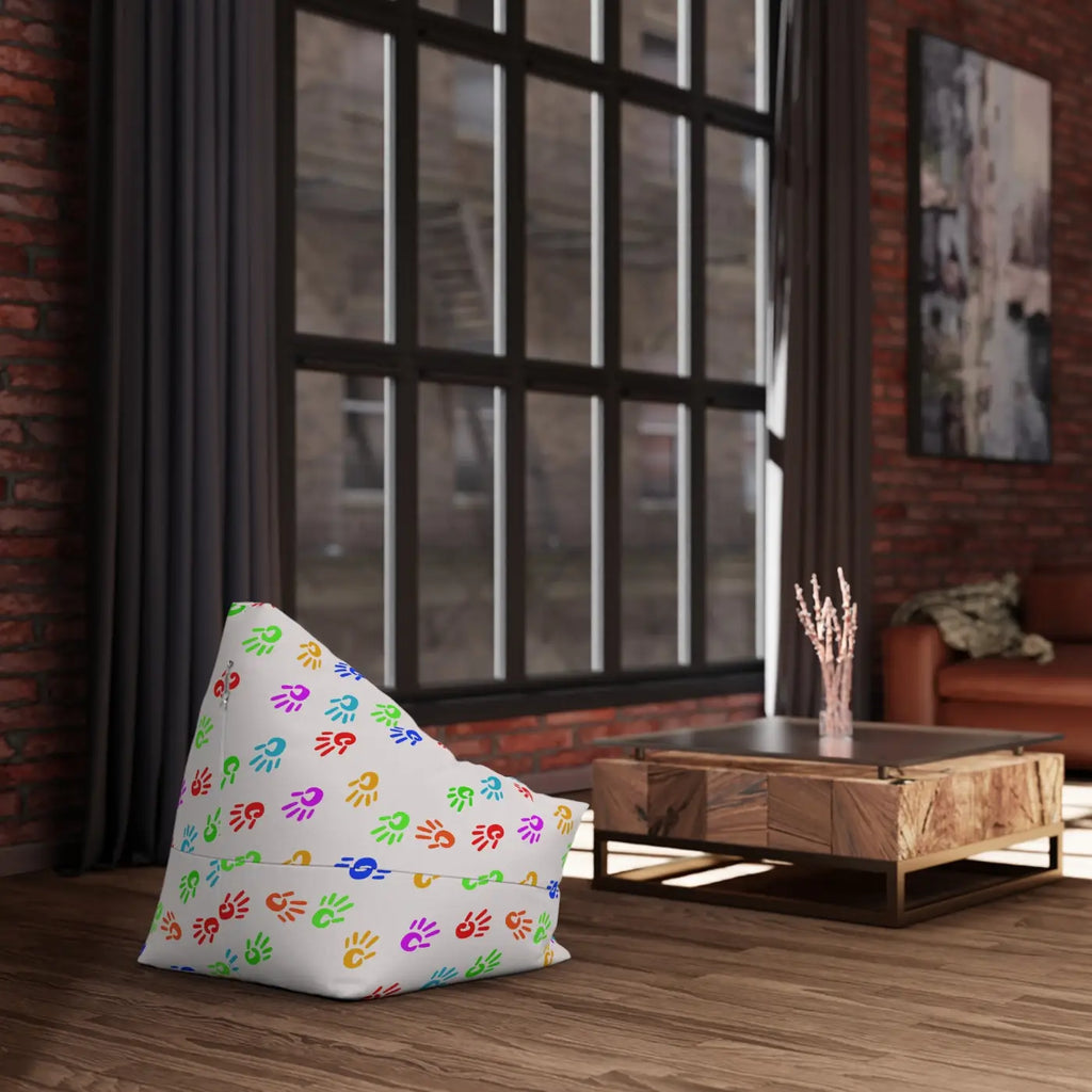 Hand Prints Bean Bag Cover - Stylish Home Decor - DipaliZ