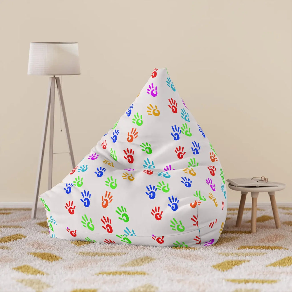 Hand Prints Bean Bag Cover - Stylish Home Decor - DipaliZ