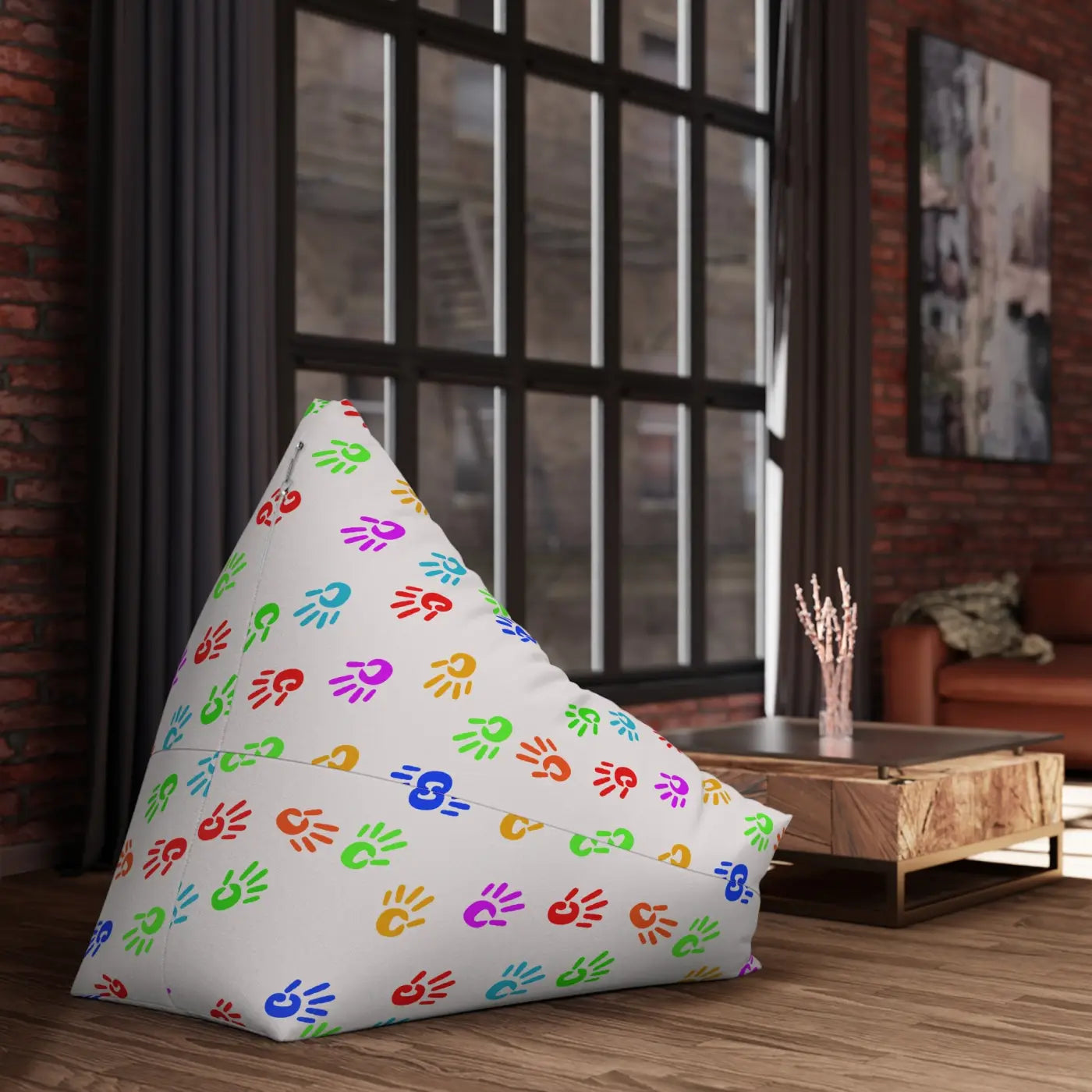 Hand Prints Bean Bag Cover - Stylish Home Decor - DipaliZ