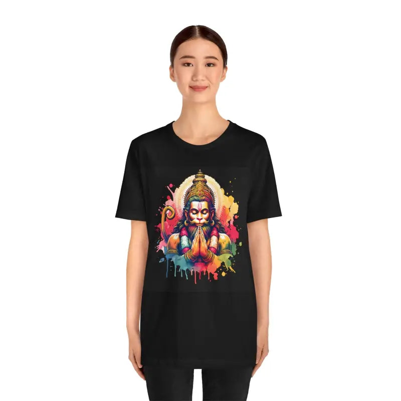 Lord Hanuman Tee - Jersey Short Sleeve Ultimate Comfort - DipaliZ