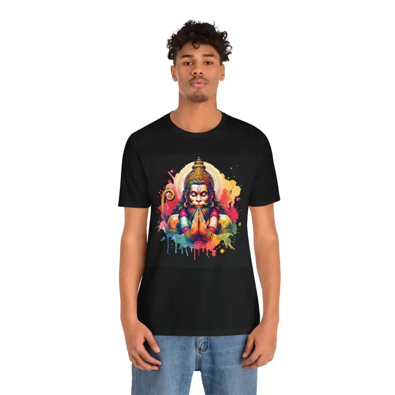Lord Hanuman Tee - Jersey Short Sleeve Ultimate Comfort - DipaliZ