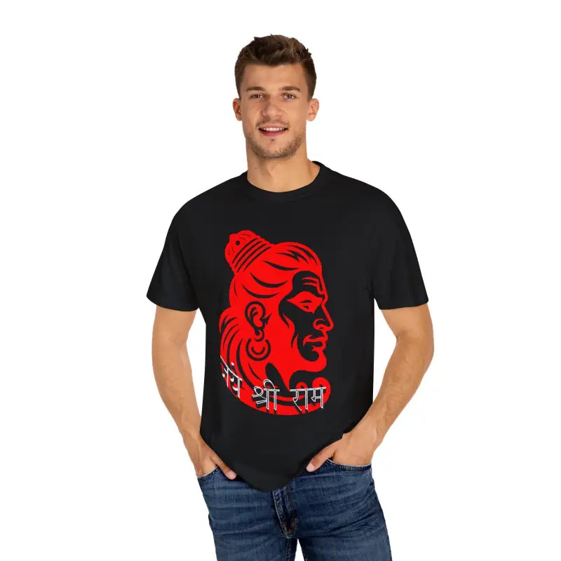 Hanuman Tee - Jai Shri Ram Cotton T-Shirt - DipaliZ