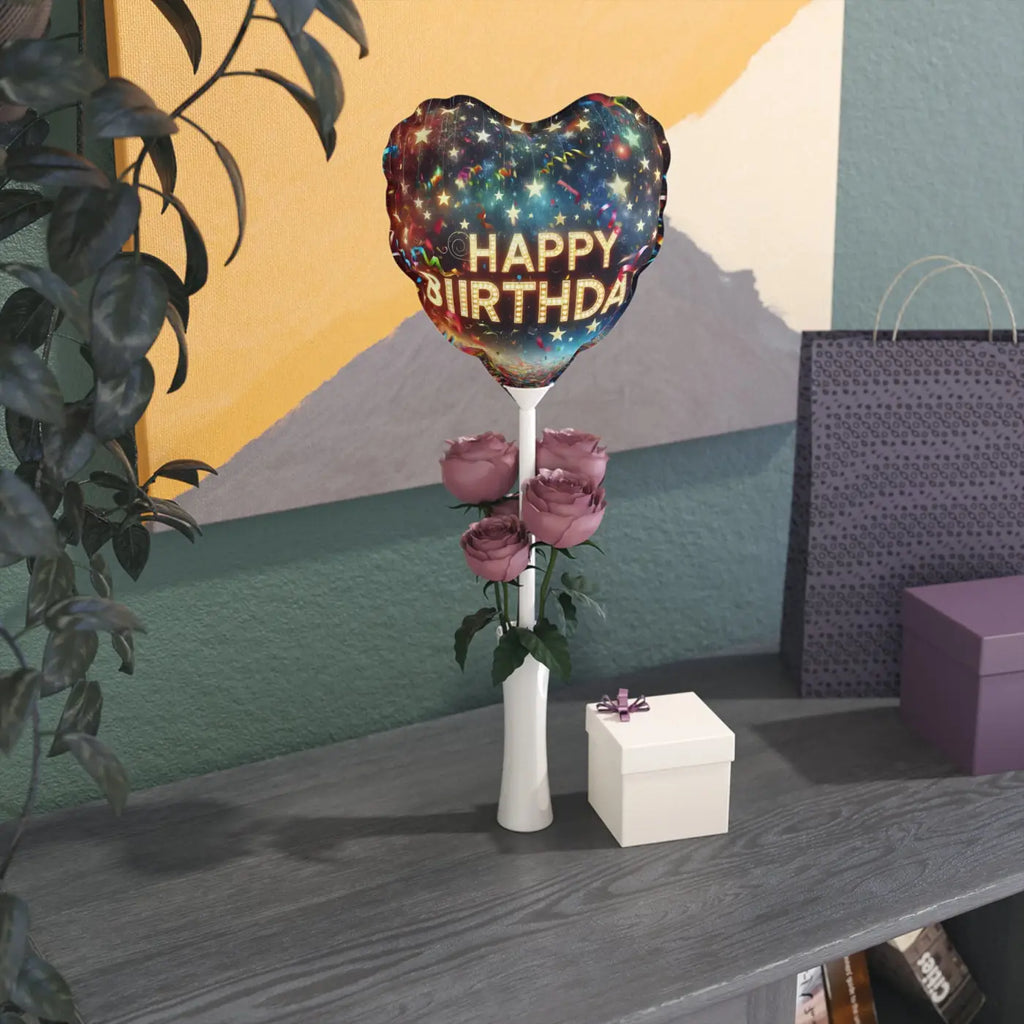 Festive Round Balloons - Happy Birthday Party Decor - DipaliZ
