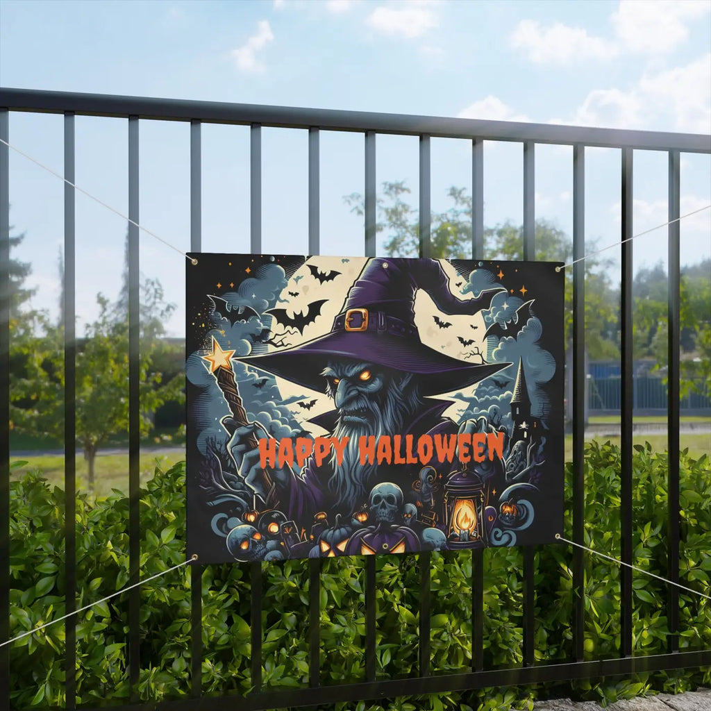 Spooky Halloween Matte Banner - 15oz Block-Out Scrim - DipaliZ