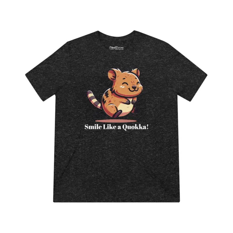 Happy Quokka Triblend Tee - Joyful Comfort Style - DipaliZ