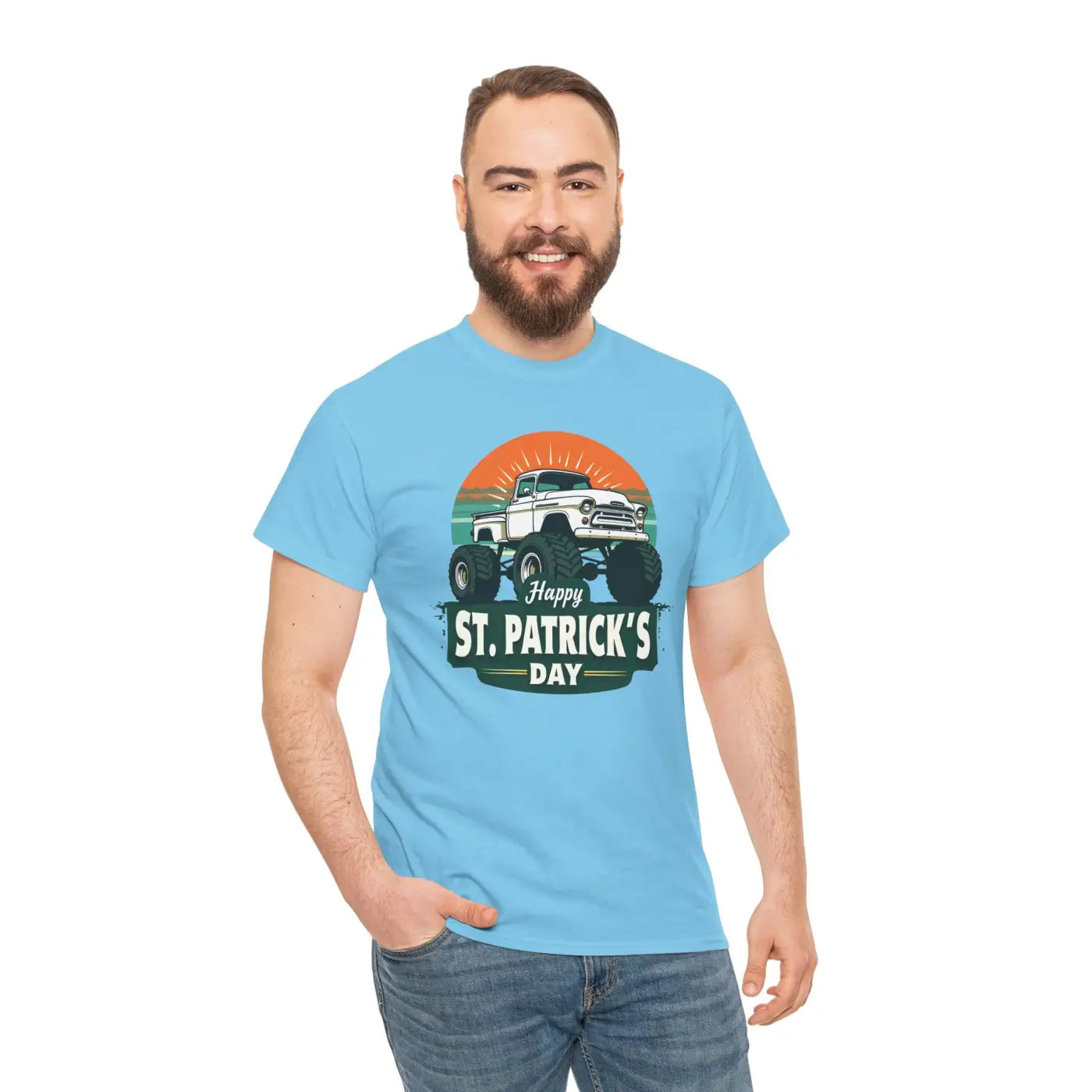 Happy St Patrick Unisex Heavy Cotton Tee - Everyday Comfort - DipaliZ