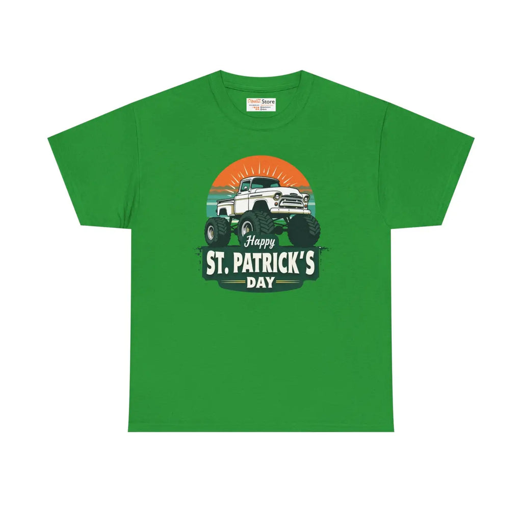 Happy St Patrick Unisex Heavy Cotton Tee - Everyday Comfort - DipaliZ