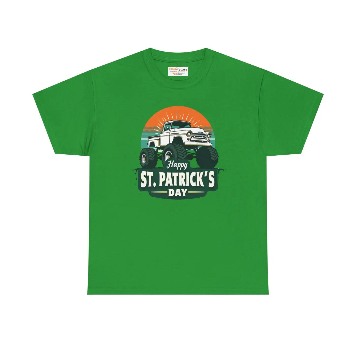 Happy St Patrick Unisex Heavy Cotton Tee - Everyday Comfort - DipaliZ