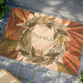 Happy Thanksgiving Foliage Welcome Mat - Fall Decor - DipaliZ
