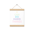 Creative Poster Wall Hanger Set - Wooden Matte Design - DipaliZ
