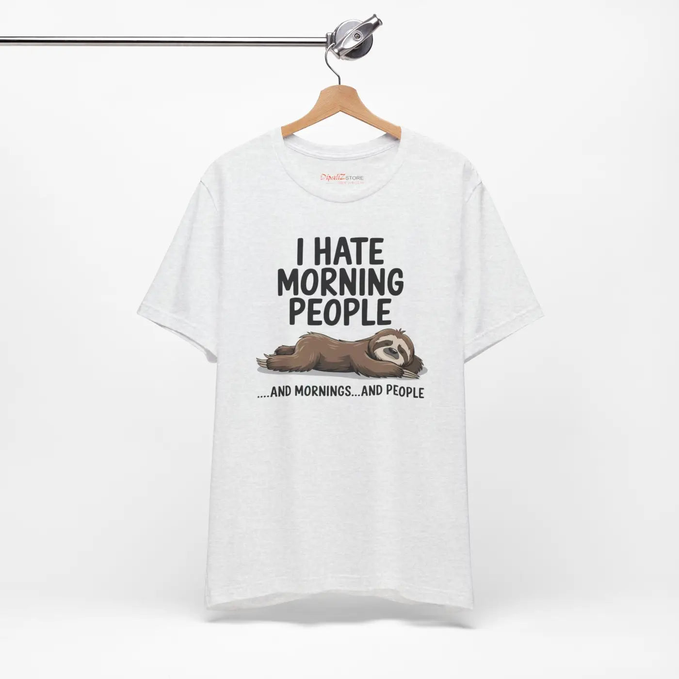 Hate Morning People Unisex Jersey Short Sleeve Tee - DipaliZ