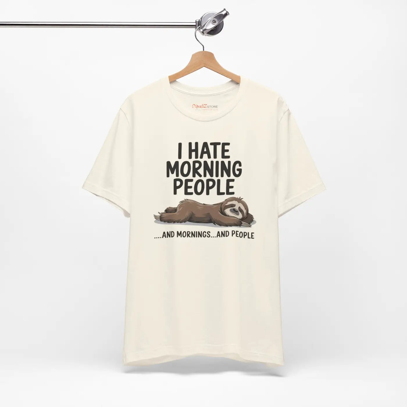 Hate Morning People Unisex Jersey Short Sleeve Tee - DipaliZ