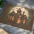 Haunted House Doormat - Tufted Coir Coconut with Black Vinyl Backing - DipaliZ