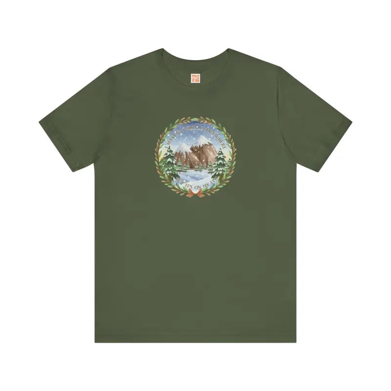 Adventure Unisex Jersey Tee - Wanderlust Design - DipaliZ