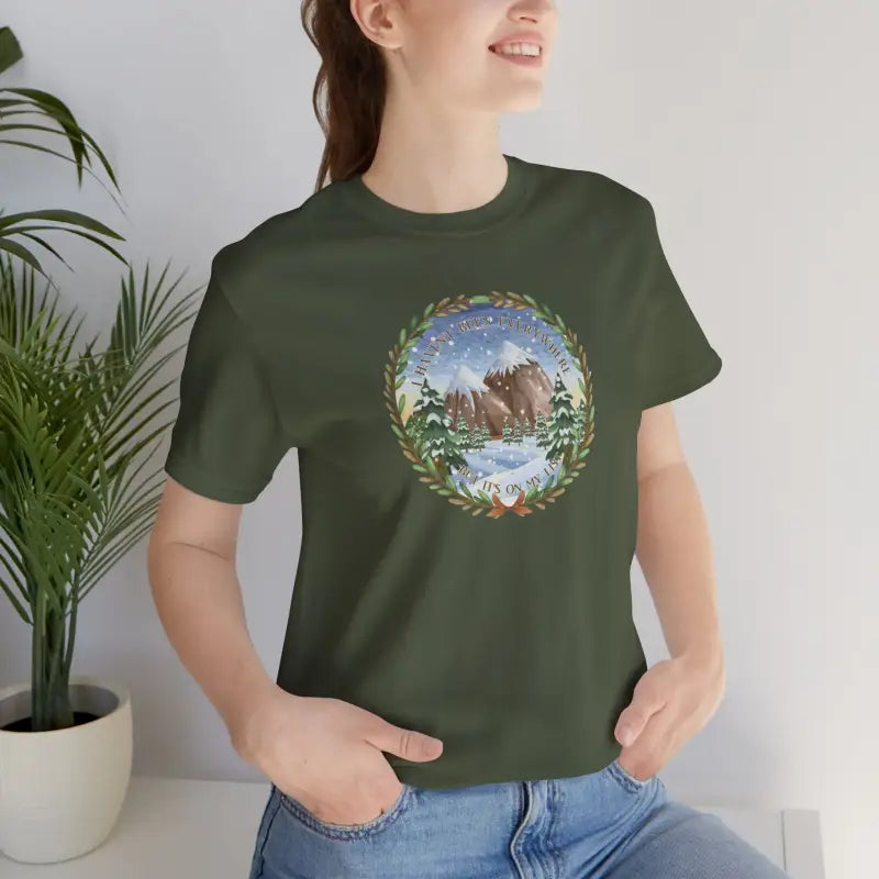 Adventure Unisex Jersey Tee - Wanderlust Design - DipaliZ