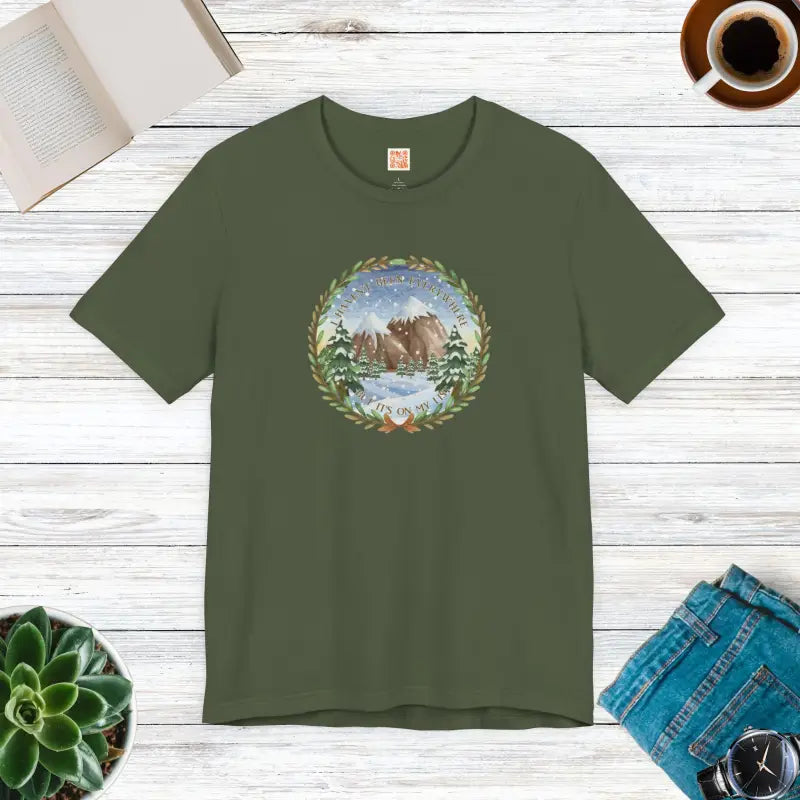 Adventure Unisex Jersey Tee - Wanderlust Design - DipaliZ