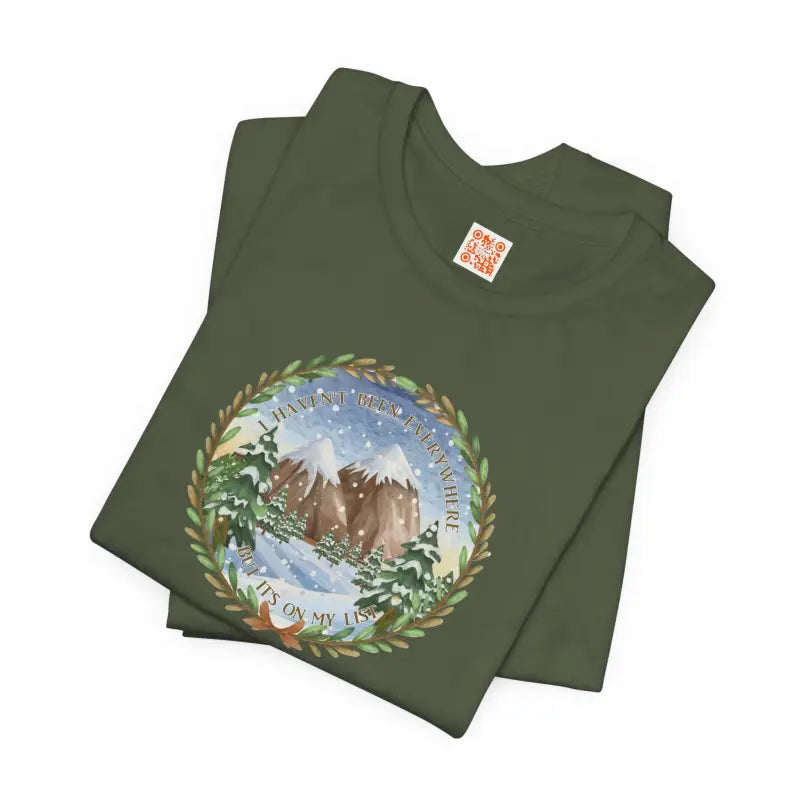 Adventure Unisex Jersey Tee - Wanderlust Design - DipaliZ