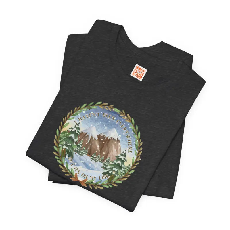 Adventure Unisex Jersey Tee - Wanderlust Design - DipaliZ