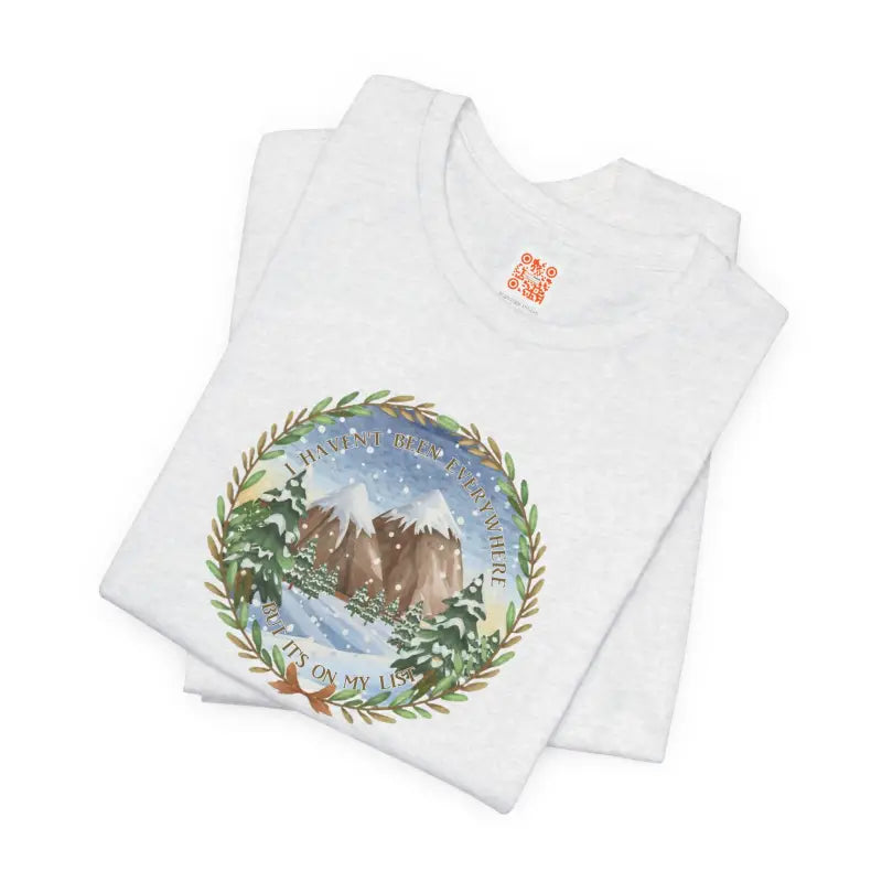 Adventure Unisex Jersey Tee - Wanderlust Design - DipaliZ