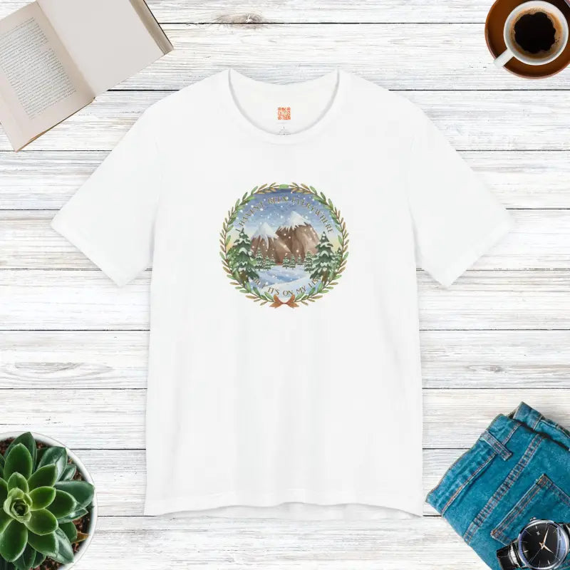 Adventure Unisex Jersey Tee - Wanderlust Design - DipaliZ