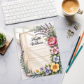 Elegant Floral Notepad - Trendy Outfits Organizer - DipaliZ