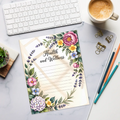 Classic Tear-Away Notepad - Stylish Productivity Tool - DipaliZ