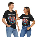 Heart Compass Short Sleeve Tee - Love Is A Journey - DipaliZ