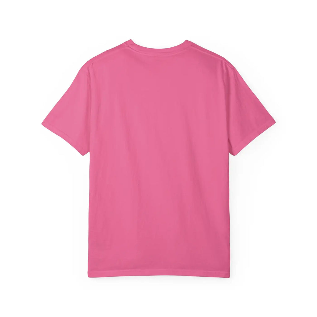 Heart Crown Unisex Garment-Dyed T-Shirt - Pink Graphic - DipaliZ