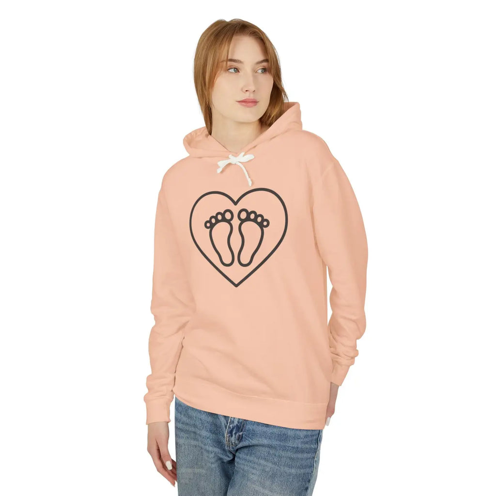 Cozy Lightweight Hooded Sweatshirt - Parents-to-be - DipaliZ