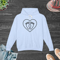 Cozy Lightweight Hooded Sweatshirt - Parents-to-be - DipaliZ